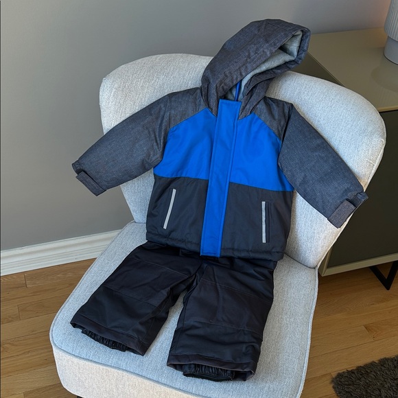 Other - George Toddler 12-18 months Blue and Gray Winter Snowsuit (NWOT)